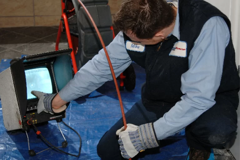 CCTV drain camera inspection