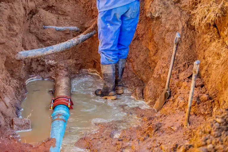 Pipe movement and shifting soil